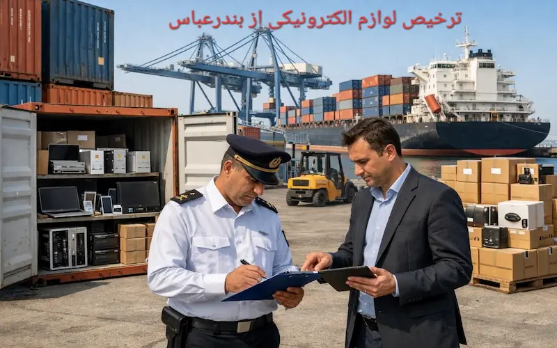 ترخیص لوازم الکترونیکی از بندرعباس