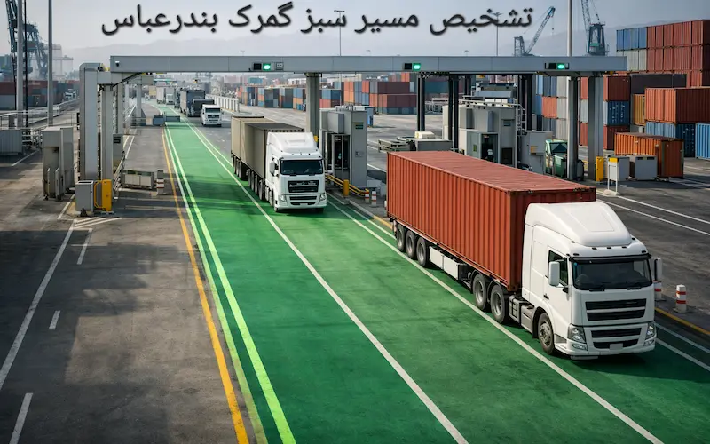 تشخیص مسیر سبز گمرک بندرعباس