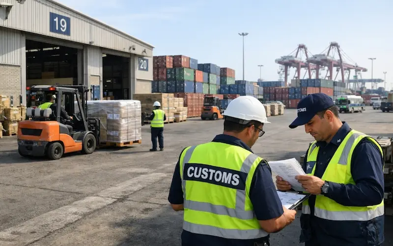 ترخیص کالا از انبار های شهید رجایی