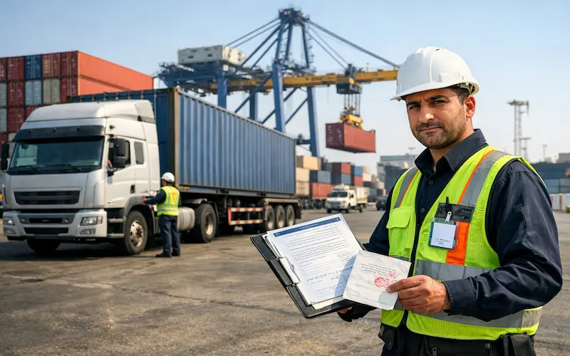 ترخیص بار با مجوز سازمان بنادر بندرعباس