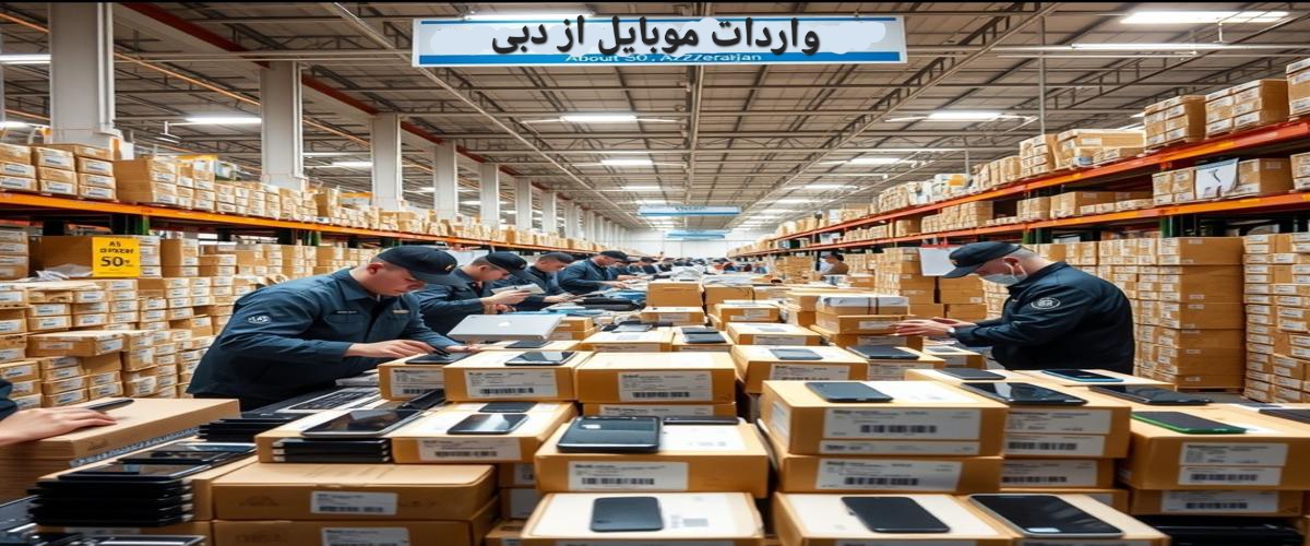 واردات گوشی های موبایل از دبی